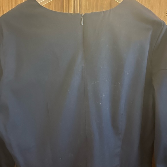 J. McLaughlin Dara Navy Drop Waist Dress - Picture 7 of 7